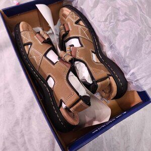 Dockers Mens Newpage Casual Comfort Outdoor Sport Adjustable Sandal Shoe 9 M